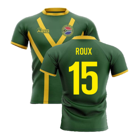 2025-2026 South Africa Springboks Flag Concept Rugby Shirt (Roux 15)_4