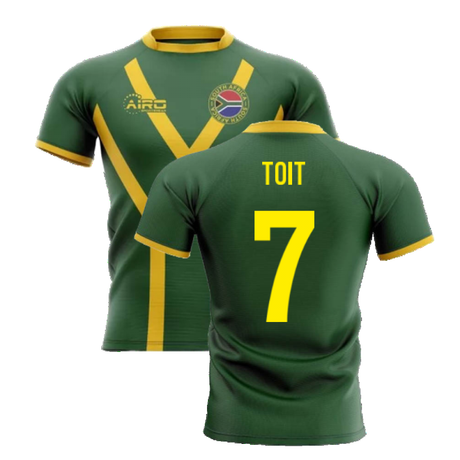 2025-2026 South Africa Springboks Flag Concept Rugby Shirt (Toit 7)_4