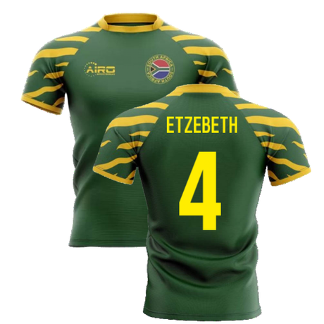 2025-2026 South Africa Springboks Home Concept Rugby Shirt (Etzebeth 4)_4