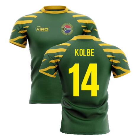 2025-2026 South Africa Springboks Home Concept Rugby Shirt (Kolbe 14)_4