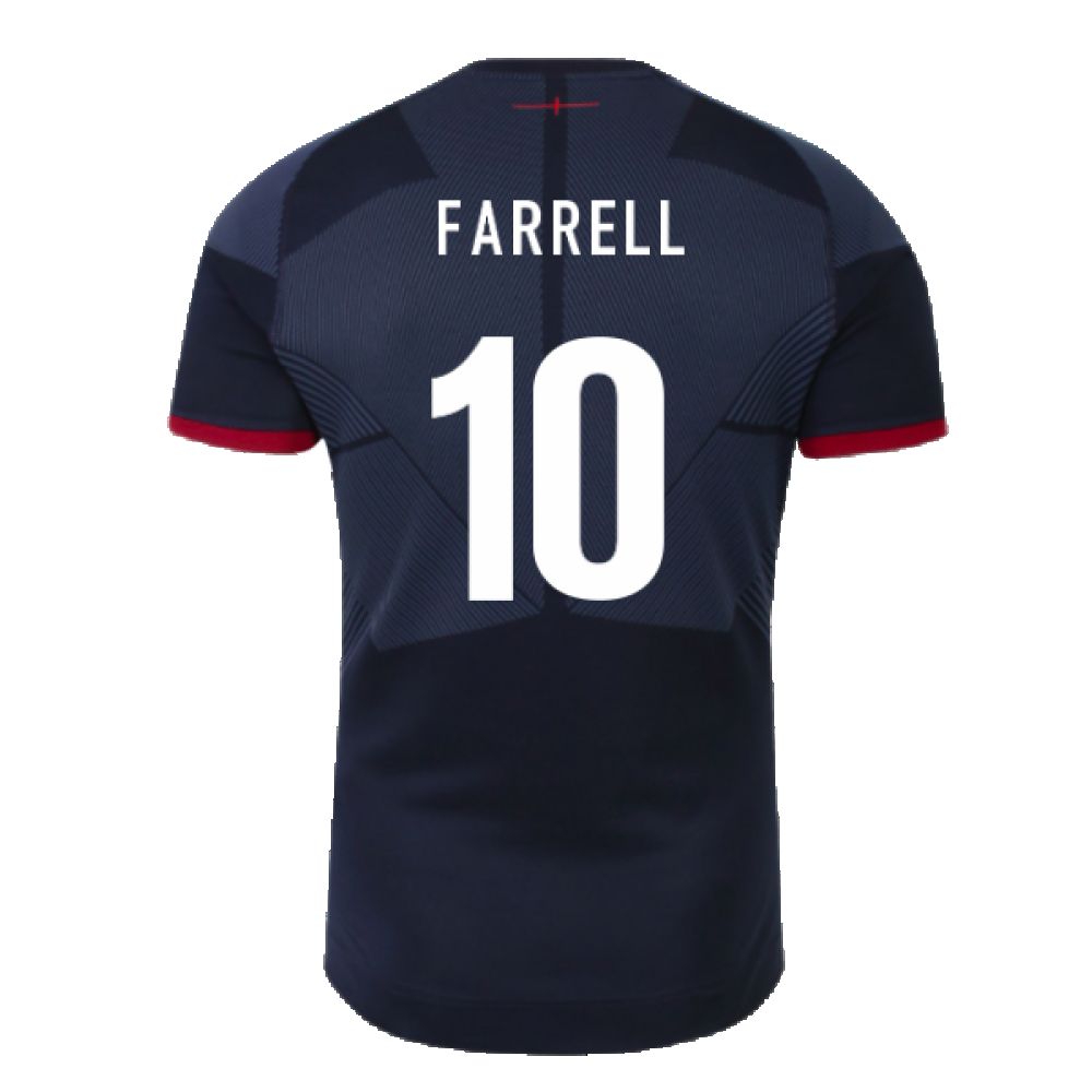 2023-2024 England Rugby Alternate Pro Jersey (Farrell 10)_4