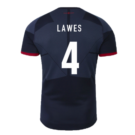 2023-2024 England Rugby Alternate Pro Jersey (Lawes 4)_4