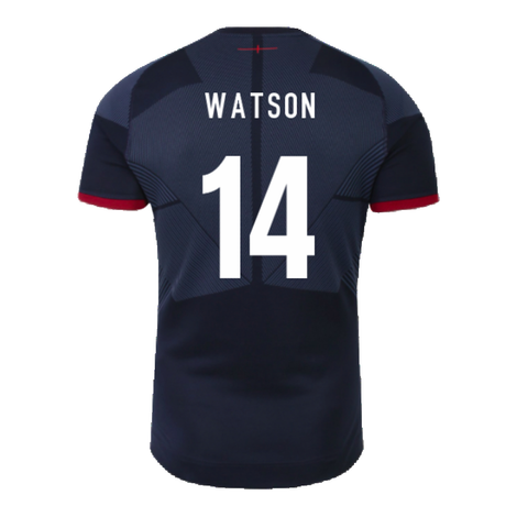 2023-2024 England Rugby Alternate Pro Jersey (Watson 14)_4