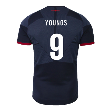 2023-2024 England Rugby Alternate Pro Jersey (Youngs 9)_4