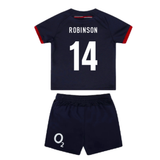 2023-2024 England Rugby Alternate Replica Infant Kit (Robinson 14)_4
