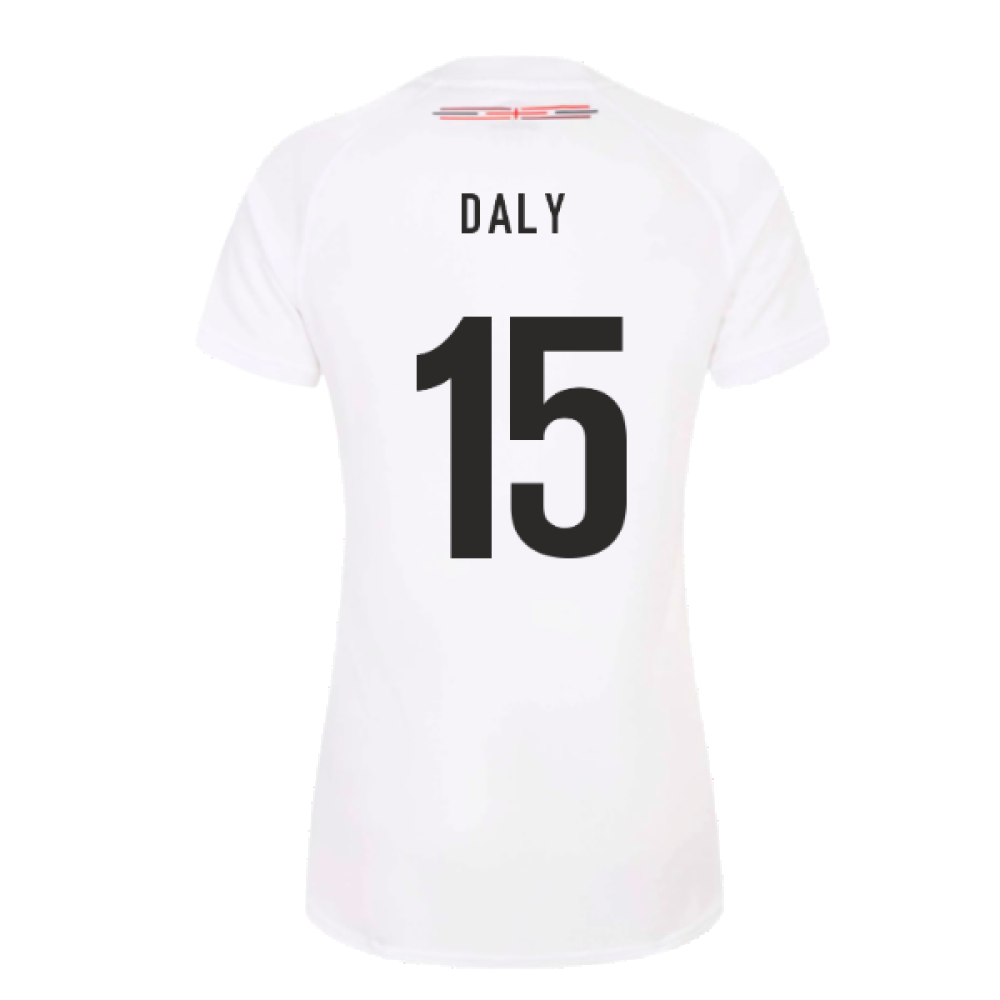 2023-2024 England Rugby Home Replica Shirt (Womens) (Daly 15)_4