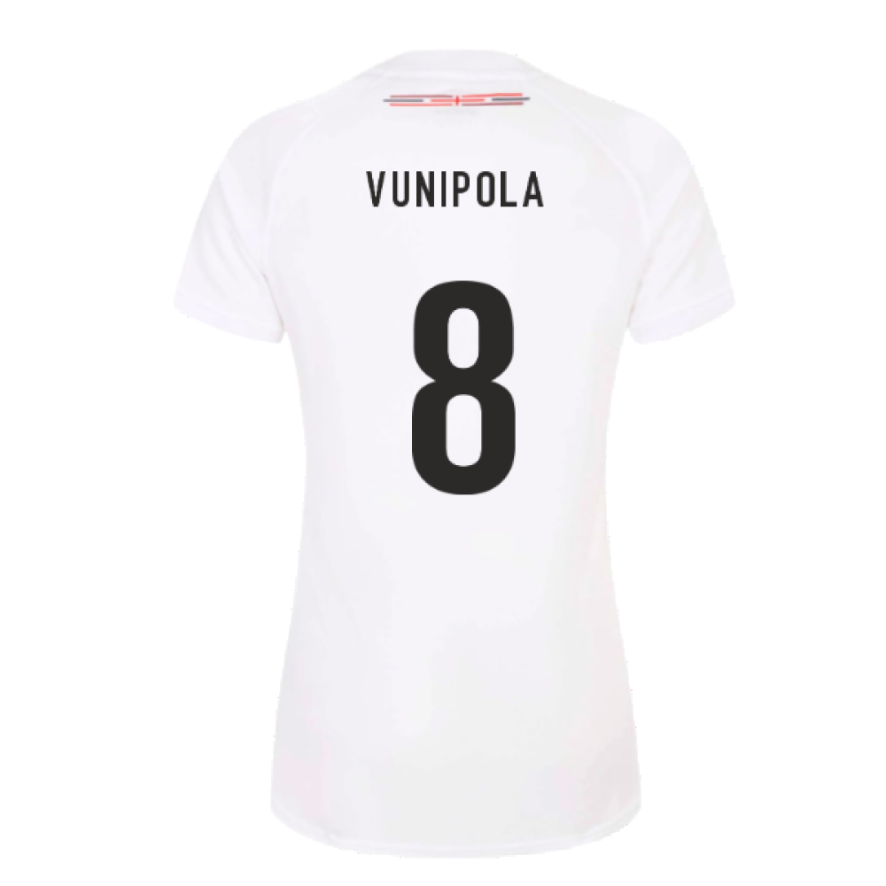 2023-2024 England Rugby Home Replica Shirt (Womens) (Vunipola 8)_4