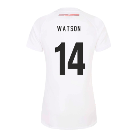 2023-2024 England Rugby Home Replica Shirt (Womens) (Watson 14)_4