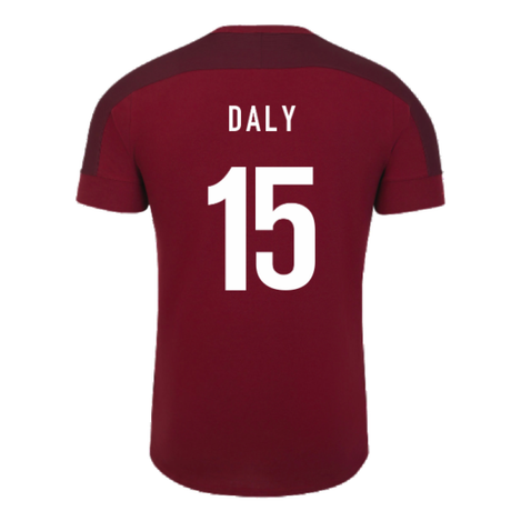 2023-2024 England Rugby Presentation T-Shirt (Tibetan Red) (Daly 15)_4