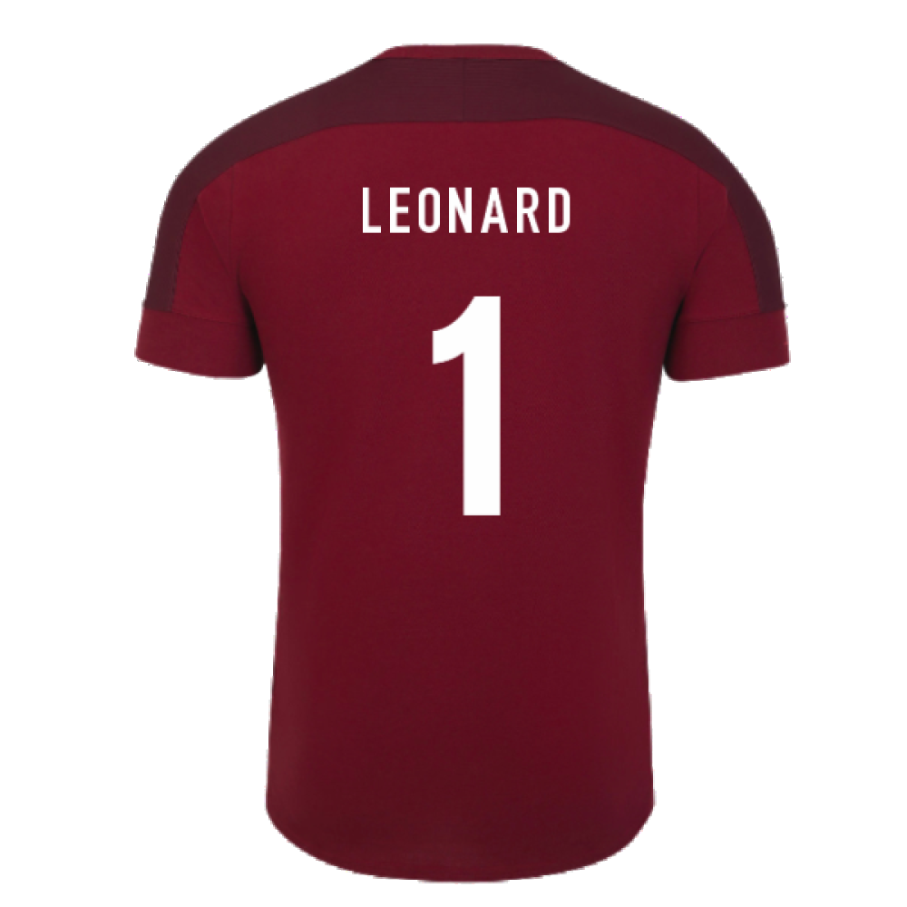2023-2024 England Rugby Presentation T-Shirt (Tibetan Red) (Leonard 1)_4