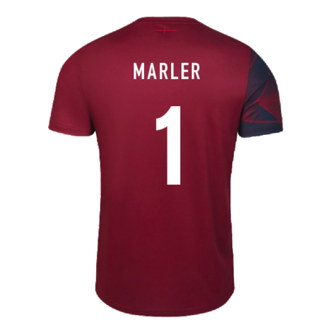 2023-2024 England Rugby Warm Up Jersey (Tibetan Red) (Marler 1)_4