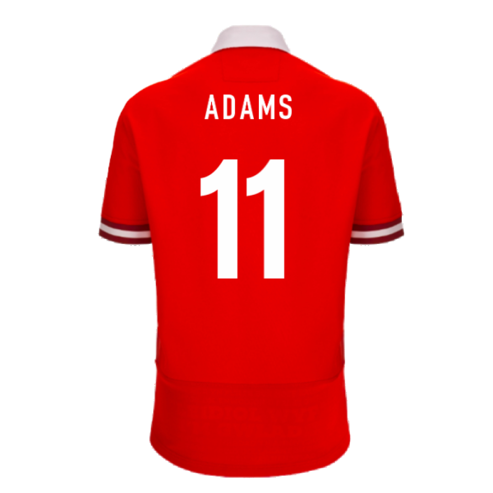 2023-2024 Wales Rugby Home Cotton Shirt (Adams 11)_4