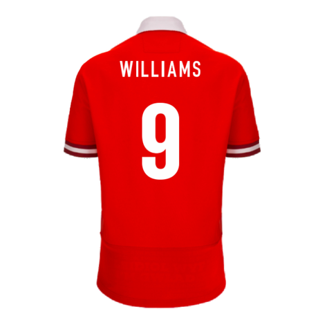 2023-2024 Wales Rugby Home Cotton Shirt (Williams 9)_4