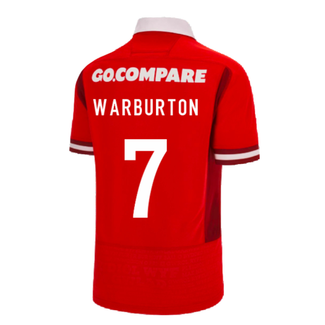 2023-2024 Wales Rugby WRU Home Poly Shirt (Warburton 7)_4