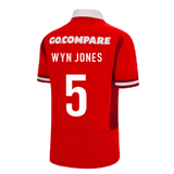 2023-2024 Wales Rugby WRU Home Poly Shirt (Wyn Jones 5)_4