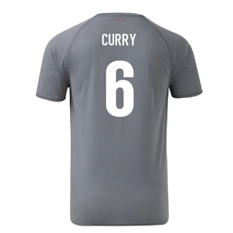 2024-2025 England Rugby Relaxed O2 Training Jersey (Grey) (Curry 6)_2