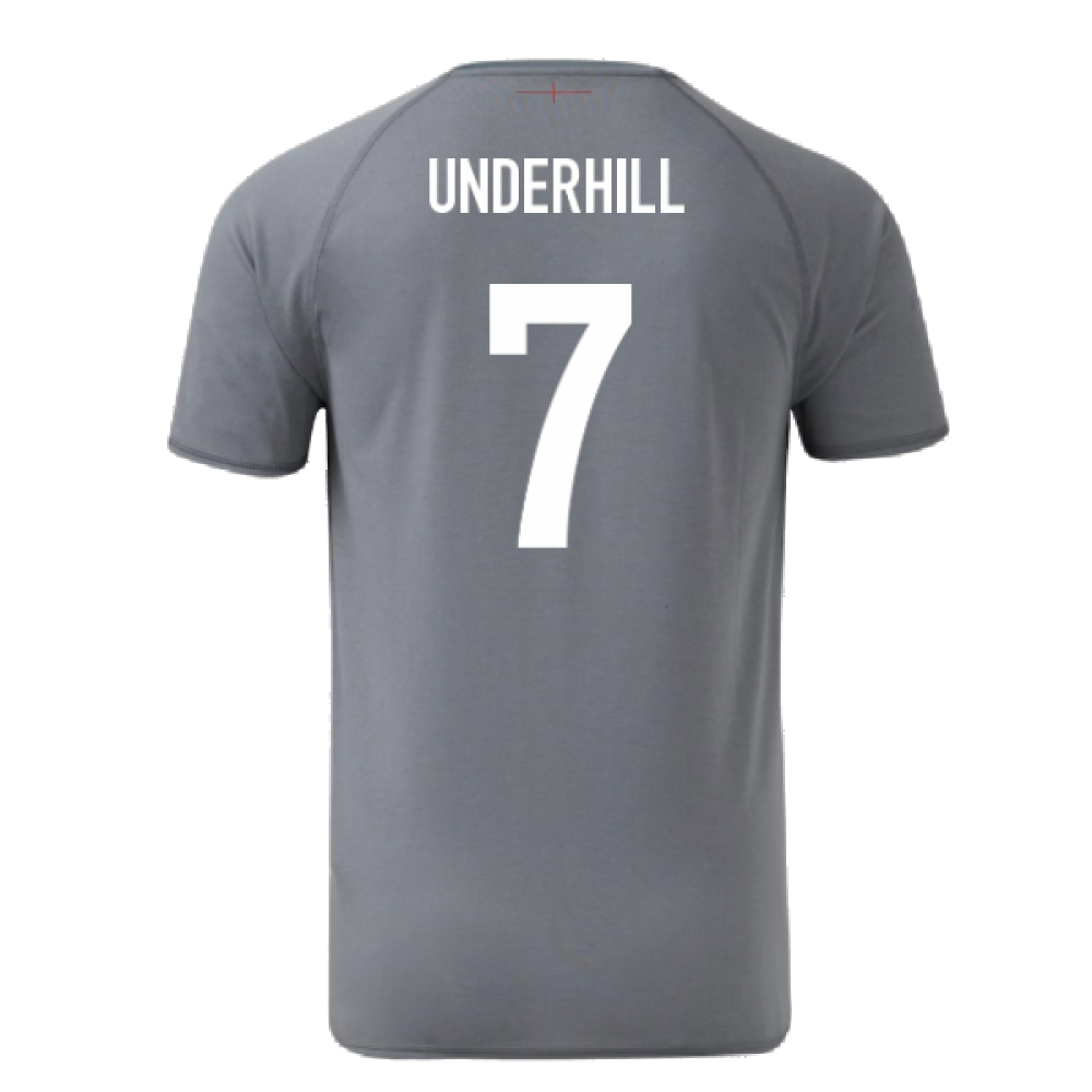 2024-2025 England Rugby Relaxed O2 Training Jersey (Grey) (Underhill 7)_2