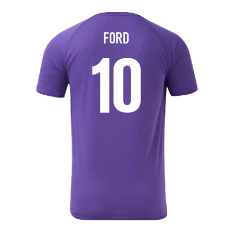 2024-2025 England Rugby Relaxed Training Jersey (Violet) - Kids (Ford 10)_2