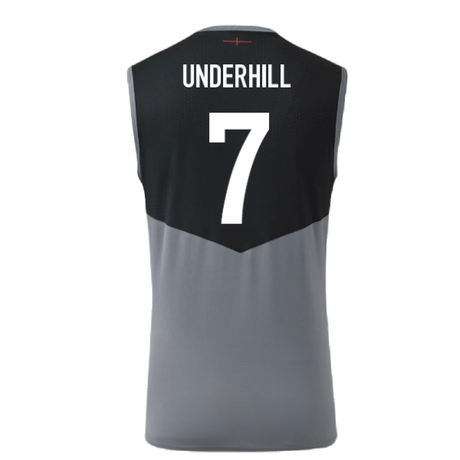 2024-2025 England Rugby Sleeveless Jersey O2 (Grey) (Underhill 7)_2