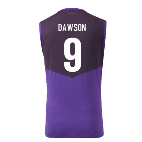 2024-2025 England Rugby Sleeveless Jersey O2 (Violet) (Dawson 9)_2