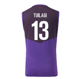 2024-2025 England Rugby Sleeveless Jersey O2 (Violet) (Tuilagi 13)_2