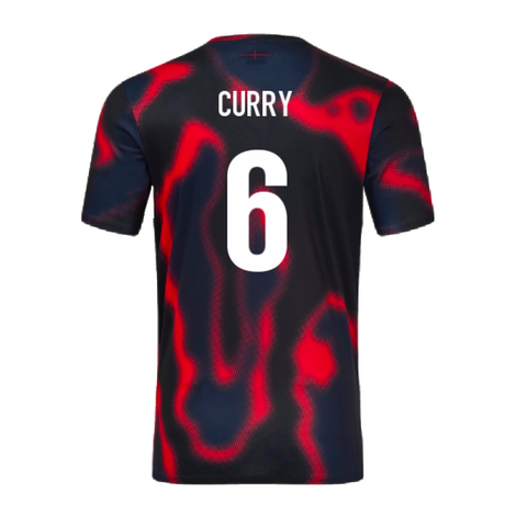 2024-2025 England Rugby Warm Up Jersey (Black) (Curry 6)_2