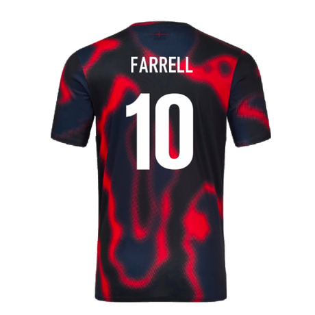2024-2025 England Rugby Warm Up Jersey (Black) (Farrell 10)_2