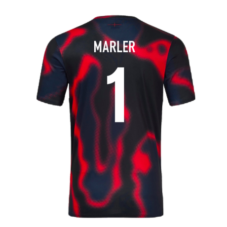 2024-2025 England Rugby Warm Up Jersey (Black) (Marler 1)_2
