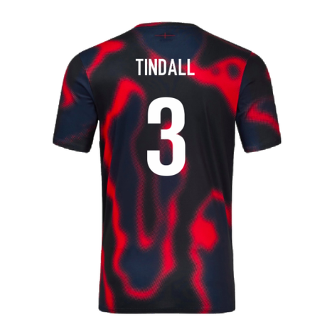 2024-2025 England Rugby Warm Up Jersey (Black) (Tindall 3)_2