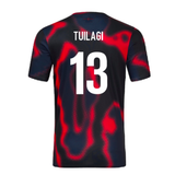 2024-2025 England Rugby Warm Up Jersey (Black) (Tuilagi 13)_2