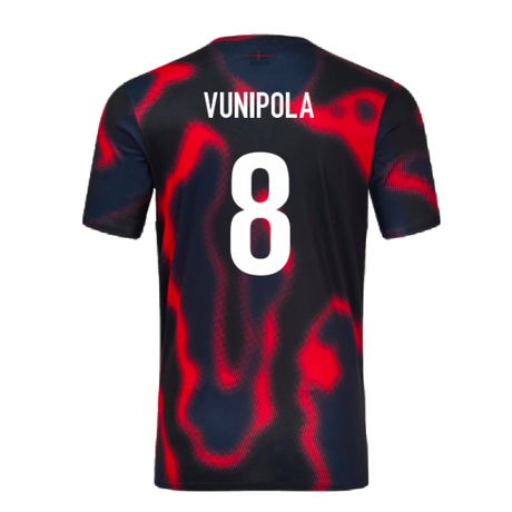 2024-2025 England Rugby Warm Up Jersey (Black) (Vunipola 8)_2