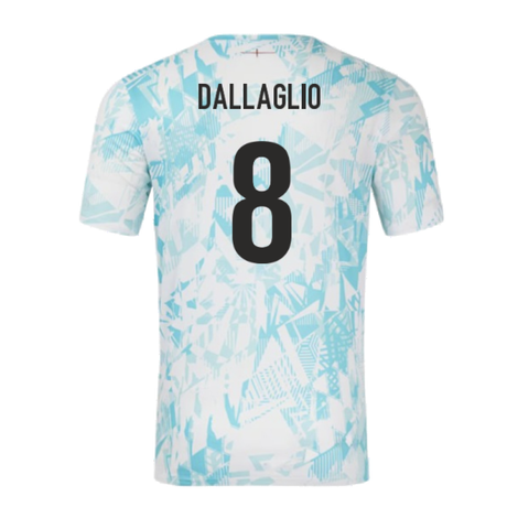 2024-2025 England Rugby Warm Up Jersey (White) (Dallaglio 8)_2