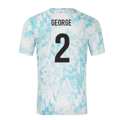 2024-2025 England Rugby Warm Up Jersey (White) (George 2)_2