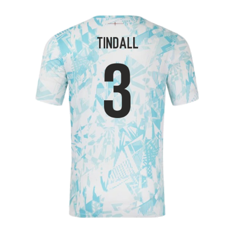 2024-2025 England Rugby Warm Up Jersey (White) (Tindall 3)_2