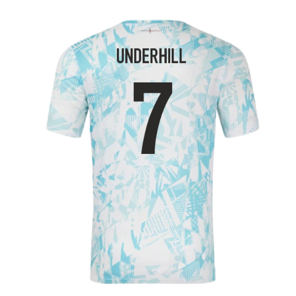 2024-2025 England Rugby Warm Up Jersey (White) (Underhill 7)_2