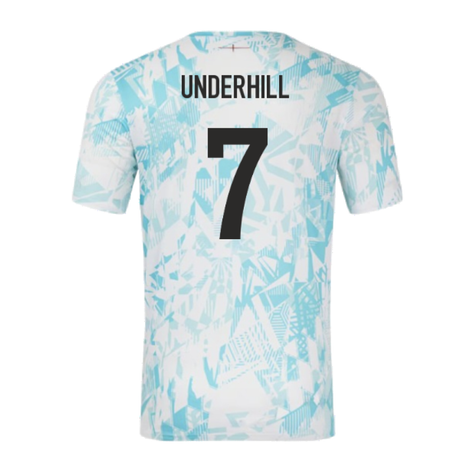 2024-2025 England Rugby Warm Up Jersey (White) (Underhill 7)_2