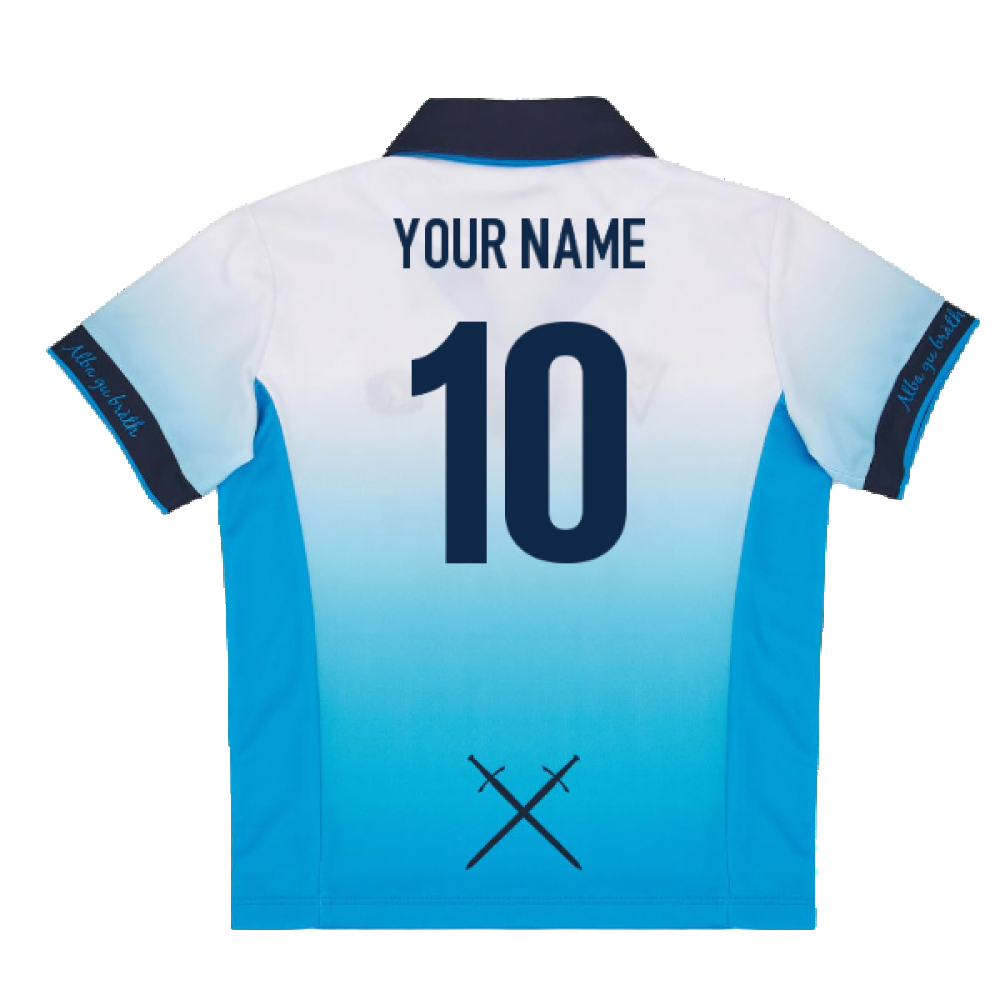 2024-2025 Scotland Rugby Away Little Kids Mini Shirt (Your Name)_2