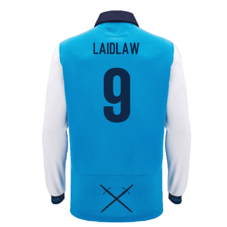 2024-2025 Scotland Rugby Away LS Cotton Shirt (Laidlaw 9)_2