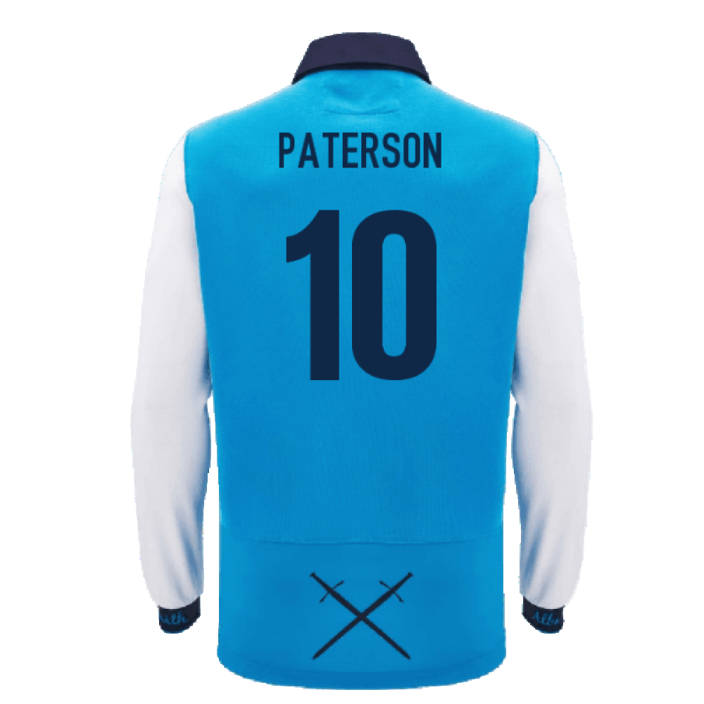 2024-2025 Scotland Rugby Away LS Cotton Shirt (Paterson 10)_2