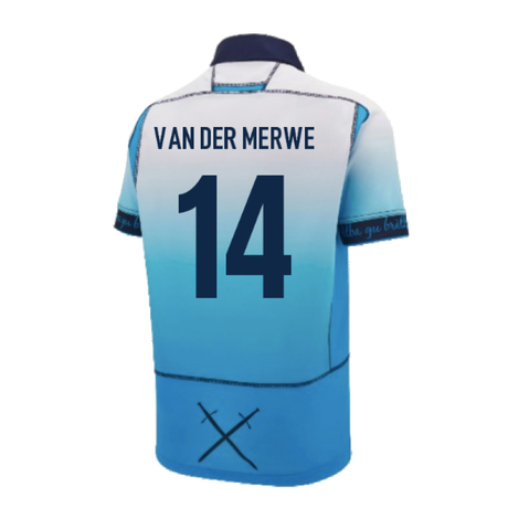 2024-2025 Scotland Rugby Away Replica Shirt (Kids) (Van Der Merwe 14)_2