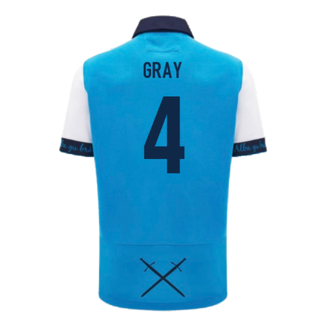 2024-2025 Scotland Rugby Away SS Cotton Shirt (Kids) (Gray 4)_2