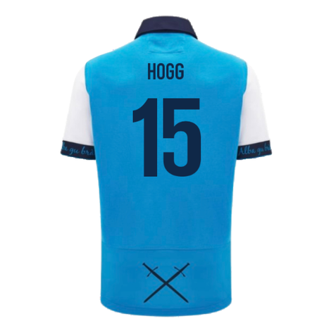 2024-2025 Scotland Rugby Away SS Cotton Shirt (Kids) (Hogg 15)_2