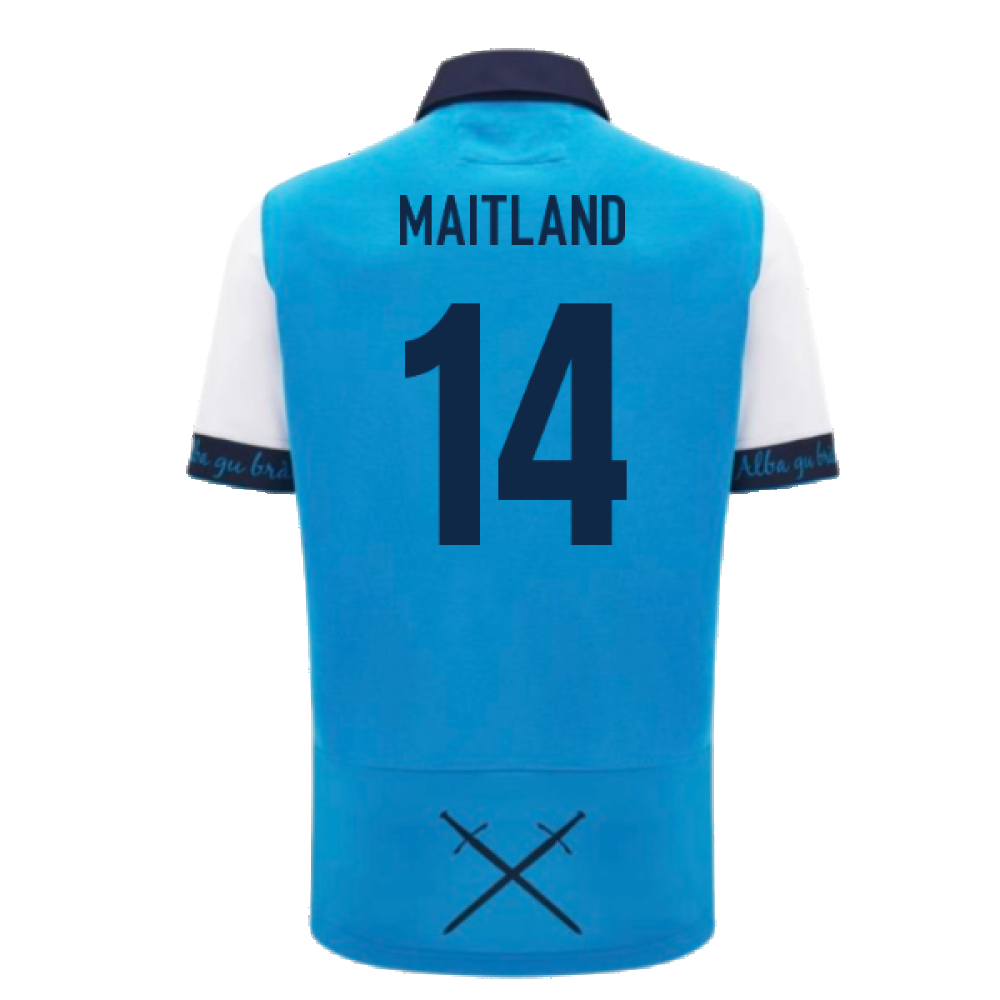 2024-2025 Scotland Rugby Away SS Cotton Shirt (Kids) (Maitland 14)_2
