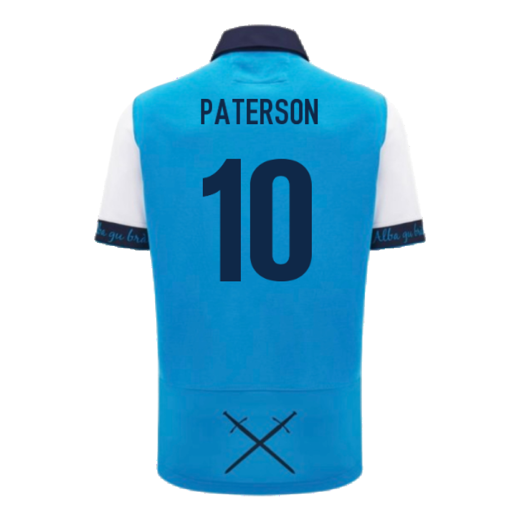 2024-2025 Scotland Rugby Away SS Cotton Shirt (Kids) (Paterson 10)_2