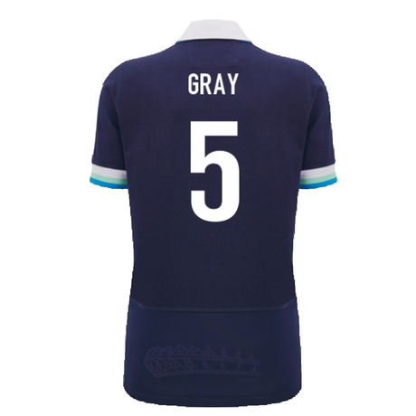 2024-2025 Scotland Rugby Home Cotton Shirt (Womens) (Gray 5)_2