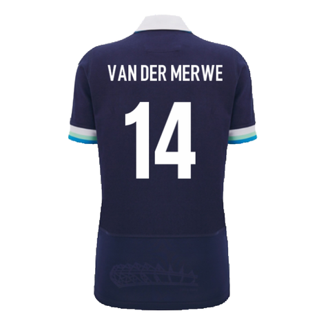 2024-2025 Scotland Rugby Home Cotton Shirt (Womens) (Van Der Merwe 14)_2