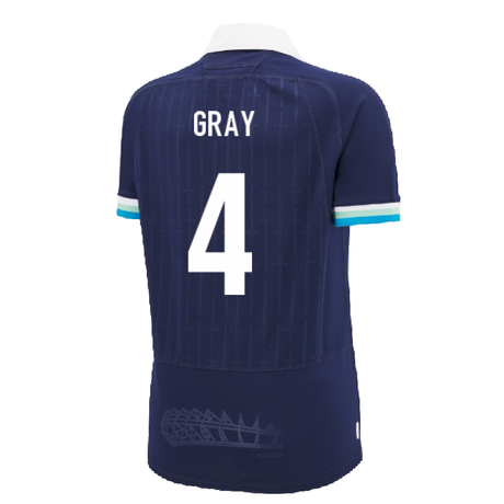 2024-2025 Scotland Rugby Home Poly Replica Shirt (Womens) (Gray 4)_2