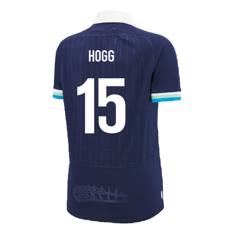 2024-2025 Scotland Rugby Home Poly Replica Shirt (Womens) (Hogg 15)_2