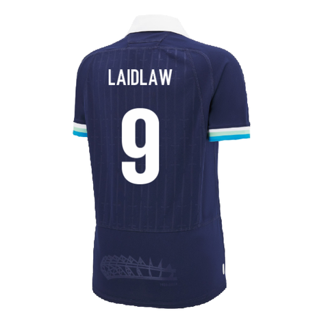 2024-2025 Scotland Rugby Home Poly Replica Shirt (Womens) (Laidlaw 9)_2