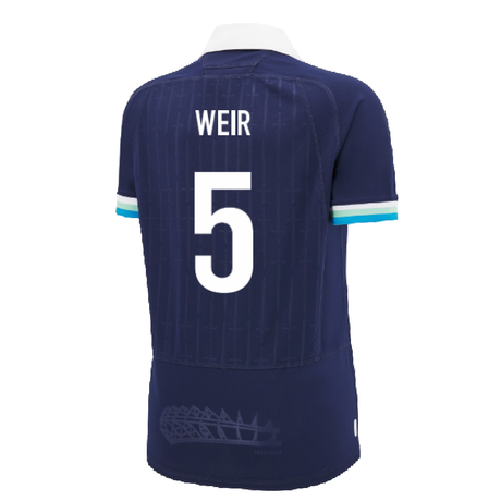 2024-2025 Scotland Rugby Home Poly Replica Shirt (Womens) (Weir 5)_2